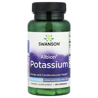 Albion® Potassium, 99 mg, 90 Capsules