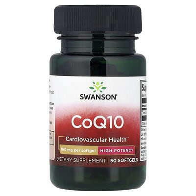 CoQ10, 100 mg, 50 Vegan Softgels