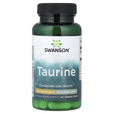 Taurine , 1,000 mg , 60 Veggie Caps
