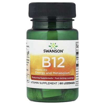 Vitamin B12, 60 Lozenges (5,000 mcg per Lozenge)