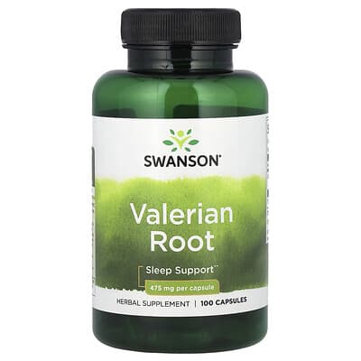 Valerian Root, 475 mg, 100 Capsules