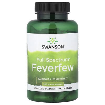 Full Spectrum® Feverfew, 380 mg, 100 капсул