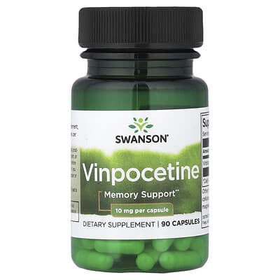 Vinpocetine, 10 mg, 90 Capsules