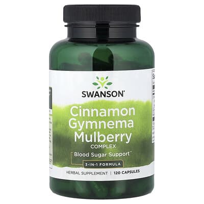 Cinnamon Gymnema Mulberry Complex, 120 Capsules