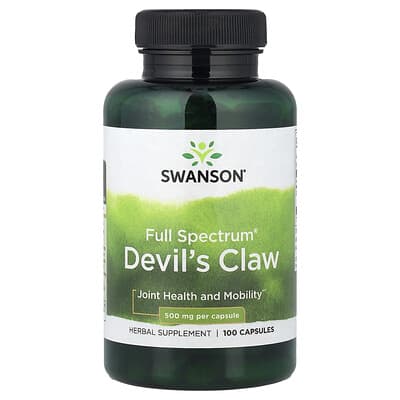 Swanson Vitamins Devil's Claw, 500 mg, 100 капсул