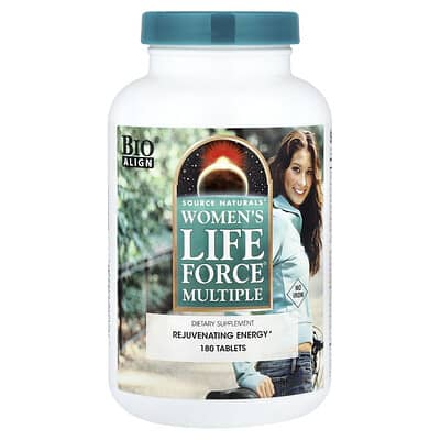 Women's Life Force® Multiple, No Iron, 180 Tablets