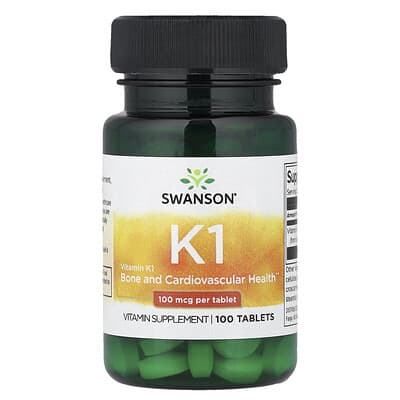 Витамин K1, 100 mcg, 100 таблеток