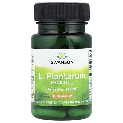 L. Plantarum Probiotic, 10 Billion CFU, 30 Vegan EMBO Caps AP