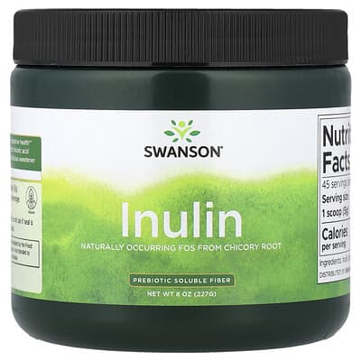Inulin, Prebiotic Soluble Fiber, 8 oz (227 g)