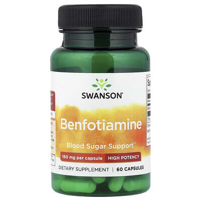 Benfotiamine, Higher Strength, 160 mg, 60 Vegan Capsules