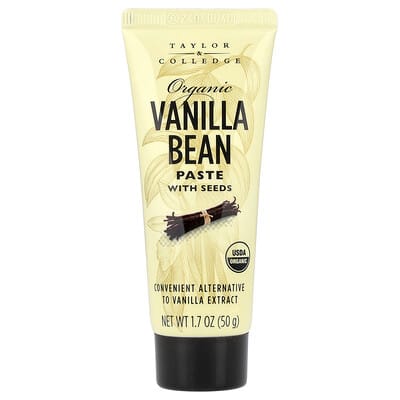Organic Vanilla Bean Paste With Seeds, 1.7 oz (50 g)