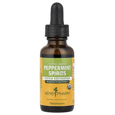Herb Pharm Peppermint Spirits, 1 fl oz (30 ml)