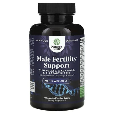 Men's Wellness, Male Fertility Support, 90 Capsules