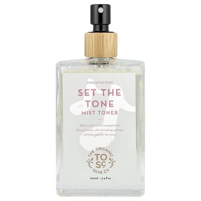 Set The Tone мист-тоник для всех типов кожи, увлажняющий роза, 3.4 fl oz (100 ml)