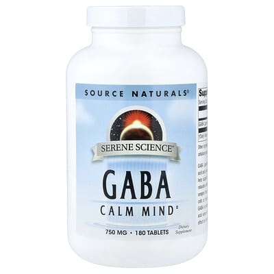 Serene Science®, GABA, 750 mg, 180 Tablets
