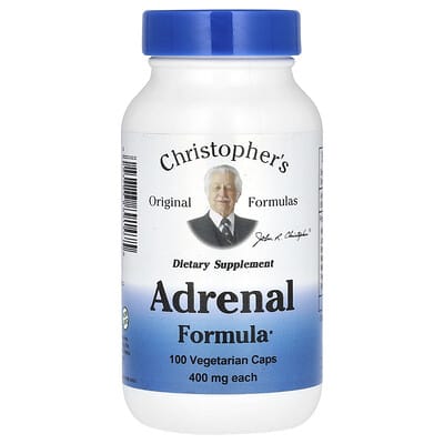 Adrenal Formula, 100 вегетарианских капсул