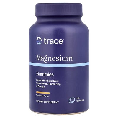 Magnesium Gummies, Tangerine, 120 Gummies (84 mg per Gummy)