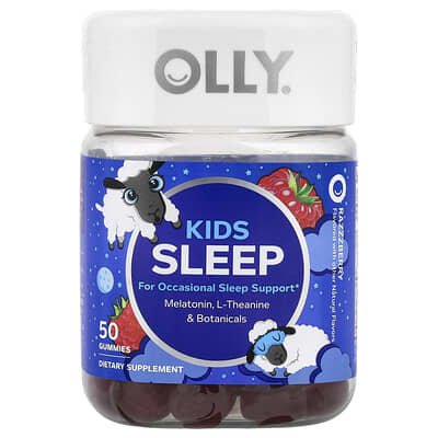 Kids Sleep Gummies, Razzzberry, 50 Gummies