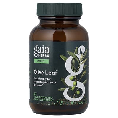 Olive Leaf, 60 Liquid Phyto-Caps® (680 mg per Capsule)