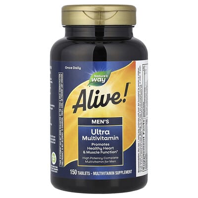 Alive!® Мужской ультрамультивитамин, 150 таблеток