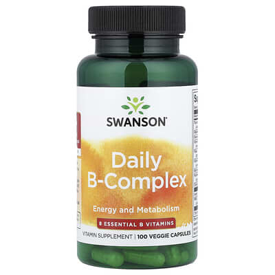Swanson Vitamins Daily B-Complex 100 вегетарианских капсул