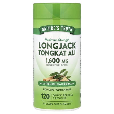 Longjack Tongkat Ali, 120 Quick Release Capsules (800 mg per Capsule)