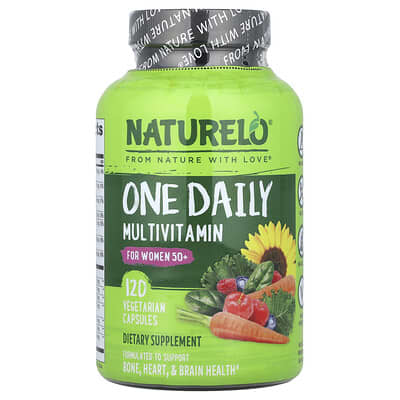 One Daily Multivitamin, For Women 50+, 120 Vegetarian Capsules