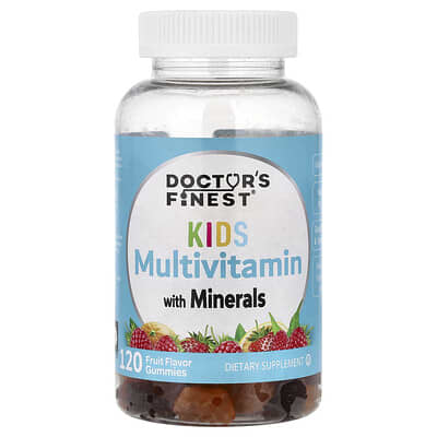 Kids Multivitamin Gummies with Minerals, Fruit, 120 Gummies