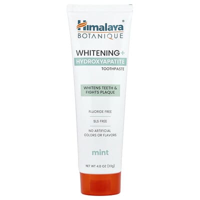 Whitening + Hydroxyapatite Toothpaste, Mint, 4 oz (113 g)