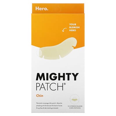 Гидроколлоидные патчи Mighty Patch® Chin, 10 шт.