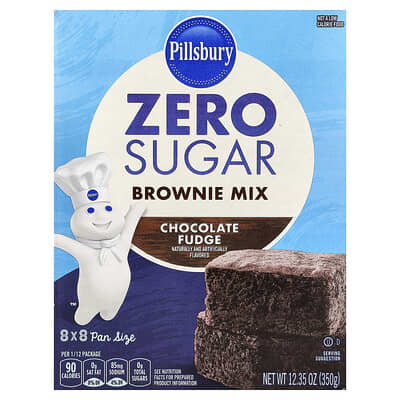 Смесь для выпечки Pillsbury Chocolate Fudge, без сахара, 12.35 oz (350 g)