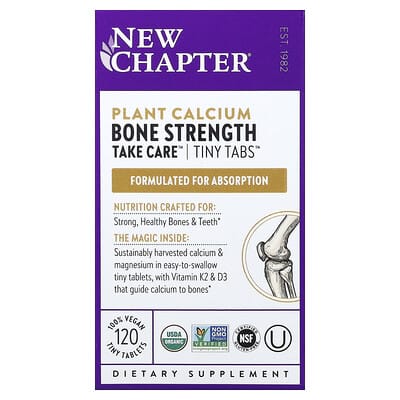 Plant Calcium, Bone Strength Take Care™, 120 Vegan Tiny Tablets