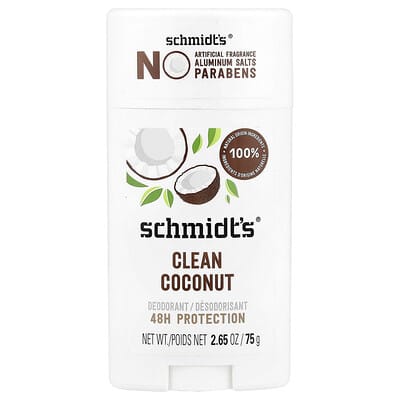 Дезодорант Clean Coconut, 2.65 oz (75 g)