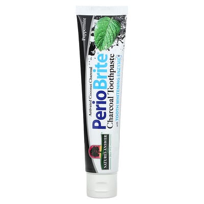Зубная паста PerioBrite Charcoal Toothpaste, Peppermint, 4 oz (113.4 g)