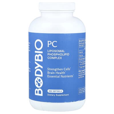 PC, Liposomal Phospholipid Complex, 300 Softgels (650 mg per Softgel)