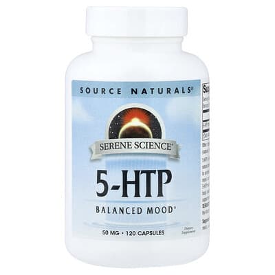 5-HTP, 50 mg, 120 капсул