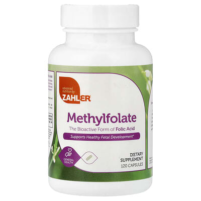 Метилфолат Zahler, 120 капсул (1,000 mcg DFE на капсулу)