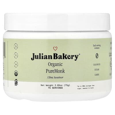 Julian Bakery Organic PureMonk ультра подсластитель, 2.65 oz (75 g)