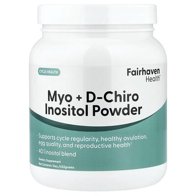 Мио и D-Chiro Inositol порошок, 15 oz (432 g)