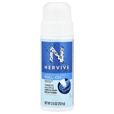Nervive обезболивающий жидкий ролик-он, 2.5 oz (70.9 g)
