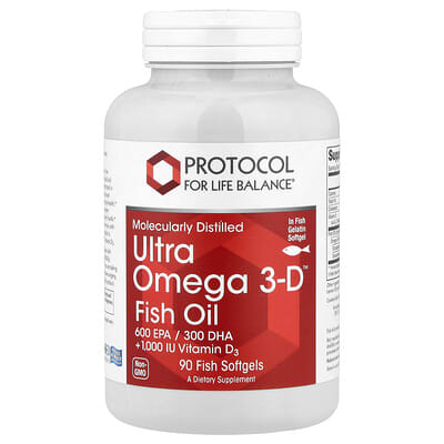 Ultra Omega 3-D™, 90 Fish Softgels