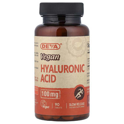 Vegan Hyaluronic Acid , 100 mg , 90 Tablets