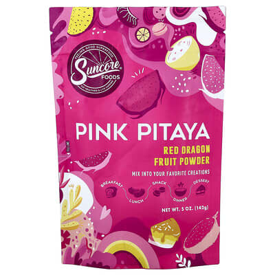 Порошок Pink Pitaya, Red Dragon Fruit, 5 oz (142 g)