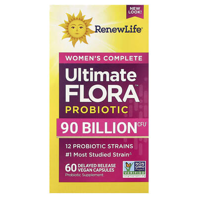Women's Complete, Ultimate Flora™ Probiotic, 60 Delayed Release Vegan Capsules