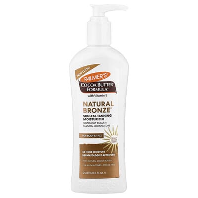 Cocoa Butter Formula® with Vitamin E, Natural Bronze®, Sunless Tanning Moisturizer, 8.5 fl oz (250 ml)