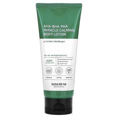 Успокаивающая маска для тела SOME BY MI AHA. BHA. PHA Miracle Calming Body Lotion, 6.76 fl oz (200 ml)