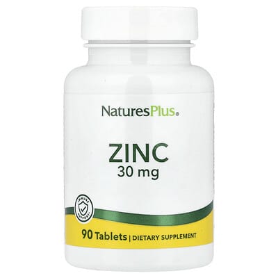 Zinc, 30 mg, 90 Tablets