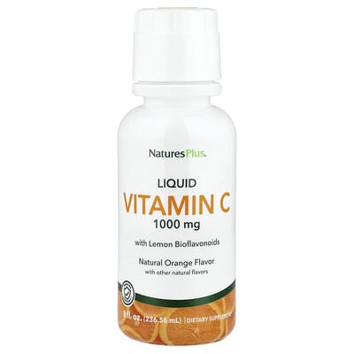 Liquid Vitamin C With Lemon Bioflavonoids, Natural Orange, 8 fl oz (236.56 ml)