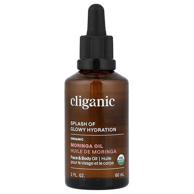 Splash of Glowy Hydration™, Organic Moringa Oil, 2 fl oz (60 ml)