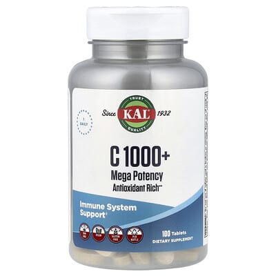 C 1000+, мегадоза, 100 таблеток